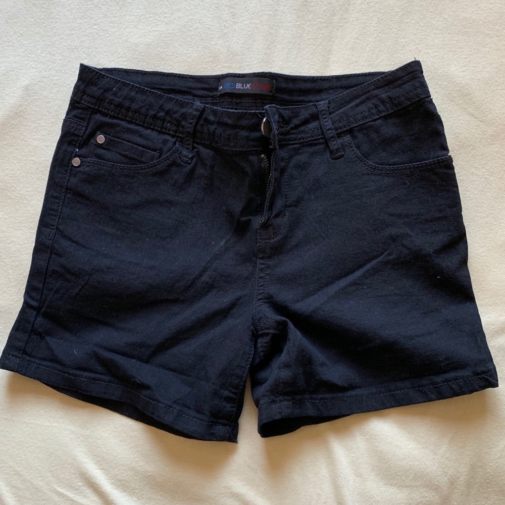 Black High Waisted Shorts